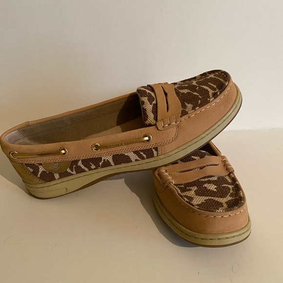 Cheetah print, Sperry top sider, women’s sz 9.5M - Picture 4 of 12
